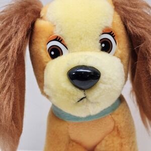 Vtg Disney "Lady and the Tramp"  Lady‎ Plush 7"